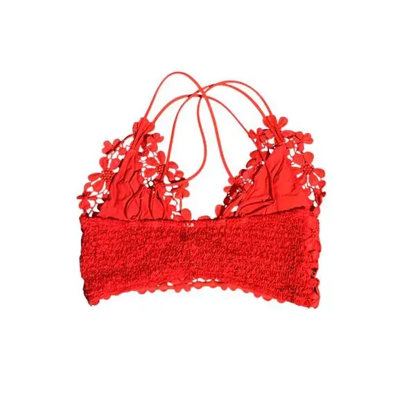 6. Free People intimately Red Miss Dazie Bralette S - Picture 2 of 4